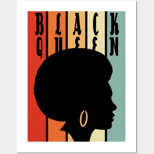 Black Queen Afro Posters and Art